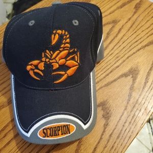 Santo Cap Raised Orange Scorpion One Size New bill cap